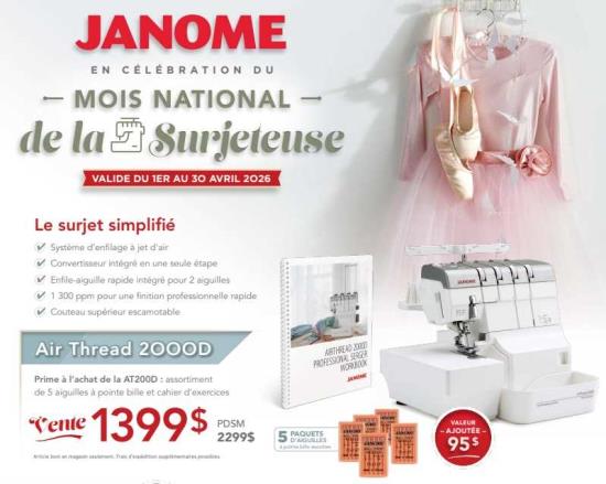 janome promoat2000d